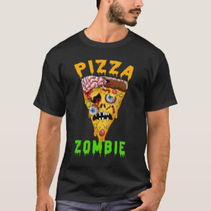 Camiseta Pizza Zombie Regalo Divertido Para Amantes de las