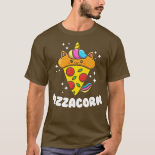 Camiseta Pizzacorn Gráfico Pizza Lover Comer Comida Italian