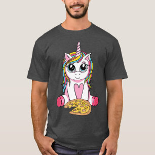 Camiseta Pizzacorn Gráfico Pizza Lover Comer Comida Italian