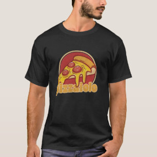 Camiseta pizzaiolo ilustracion de pastelería de regalo de p