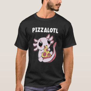 Camiseta Pizzalotl axolotl Cute salamander Anfibio Endang