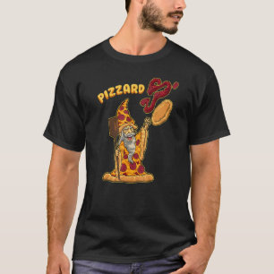 Camiseta Pizzard Pizza Wizard Fast Food Pun Foodie Humor