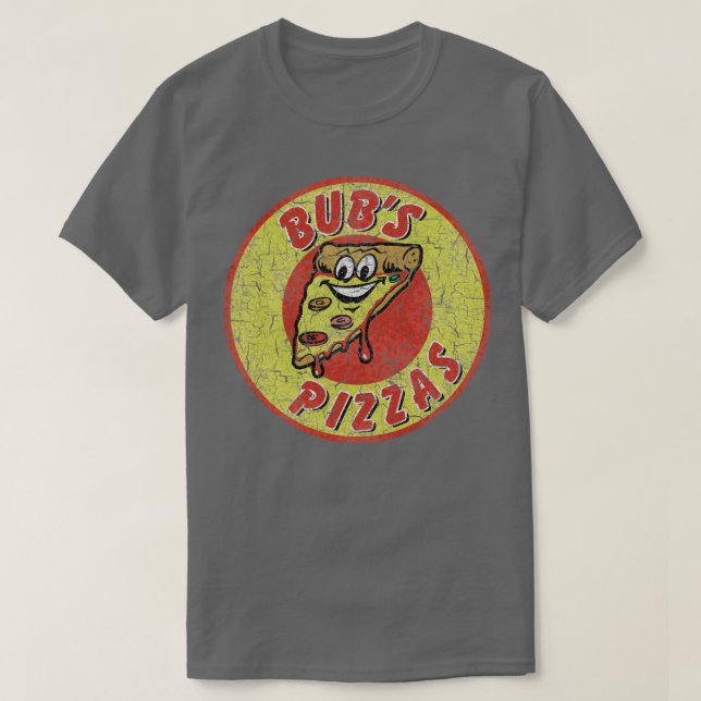 Camiseta Pizzas de los muertos (Diseño del anverso)