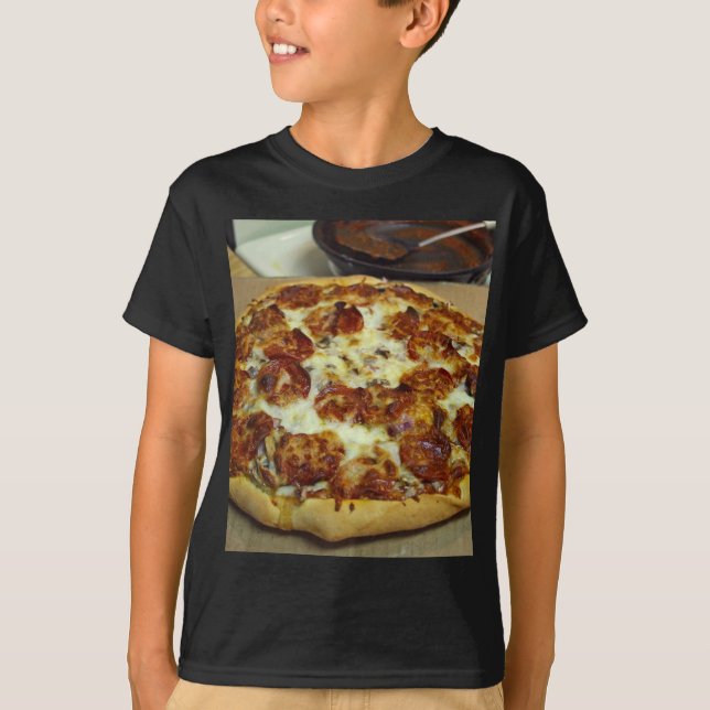 Camiseta Pizzas de salchichones (Anverso)