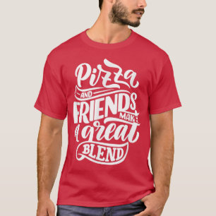 Camiseta Pizzas Salami Ham Tomate de champiñón Italia Oven