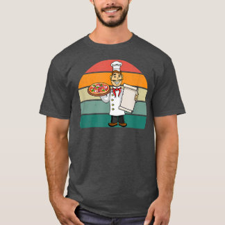 Camiseta Pizzas Salami Ham Tomate de champiñón Italia Oven