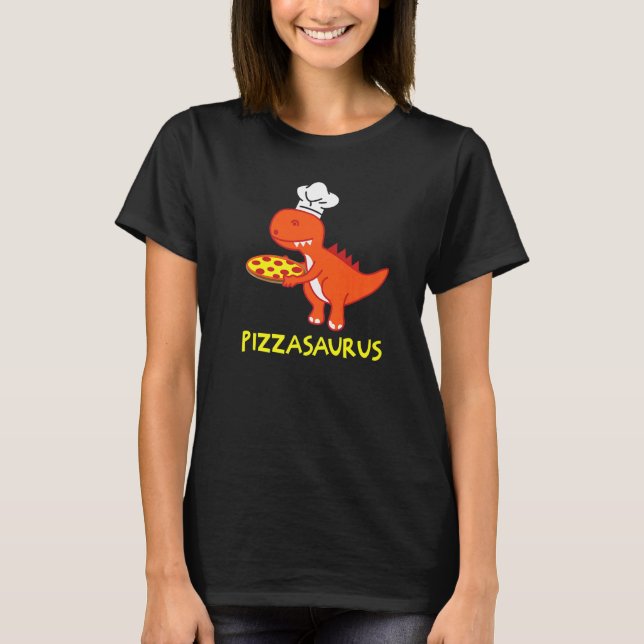 Camiseta Pizzasaurus T Rex Dinosaur Pepperoni Pizza Hallowe (Anverso)