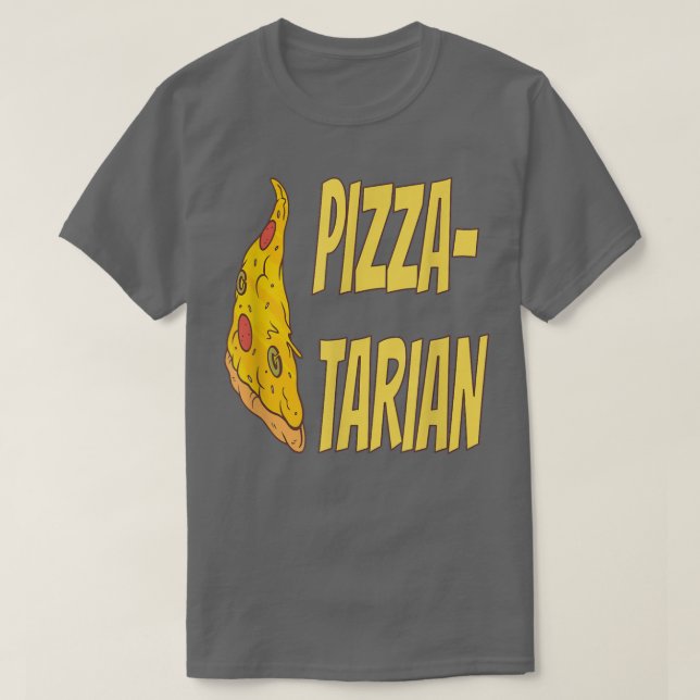 Camiseta Pizzatarian Pizza Fan Fast Food Funny Pizza Lover  (Diseño del anverso)