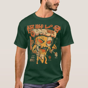 Camiseta Pizzazilla X Ray Kaiju Monstruo de comida rápida j
