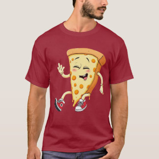 Camiseta pizzería diversión gráfica tee para los amantes de