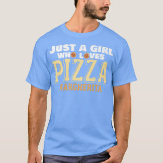 Camiseta Pizzeria Foodie Margherita, Chica de amor por la c