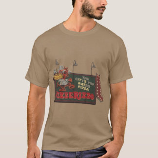 Camiseta Pizzerizzo es pizza de rata