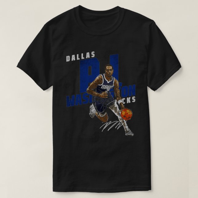 Camiseta PJ Washington Dallas Slant TShirt 2 (Diseño del anverso)