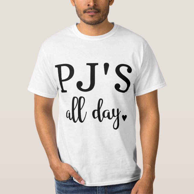 Camiseta PJS All Day - Pajamas All Day  (Anverso)