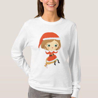 Camiseta PJs de la mujer de Navidad