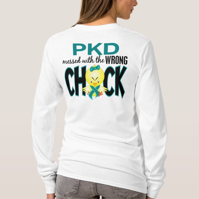 Camiseta PKD ensuciado con el polluelo incorrecto (Reverso)