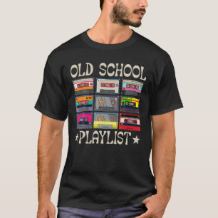 Camiseta Pla de la vieja escuela de la cinta Cassette Music