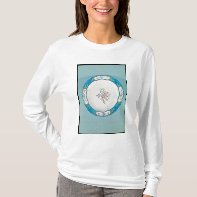 Camiseta Placa adornada con un estampado de flores, Sevres (Anverso)