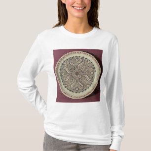 Camiseta Placa adornada con un modelo de la llama