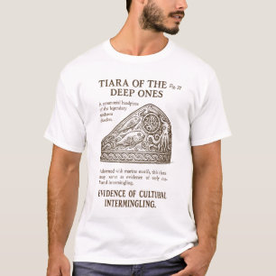Camiseta Placa Arqueológica - La Tiara Innsmouth