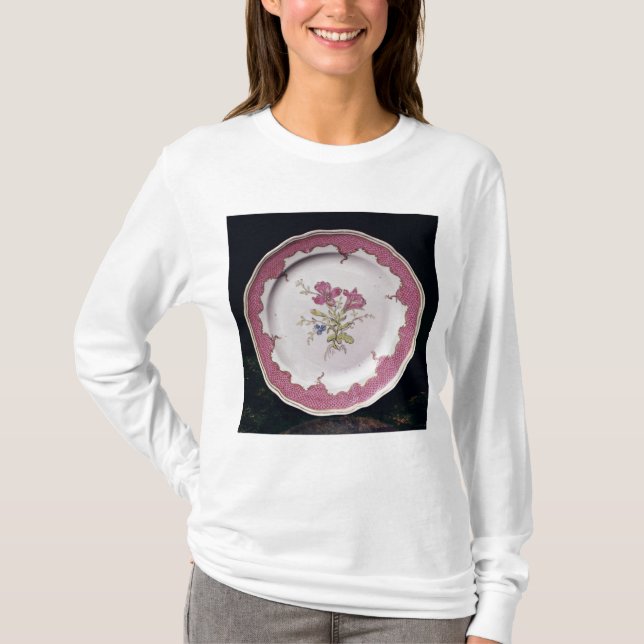Camiseta Placa con diseño botánico (Anverso)