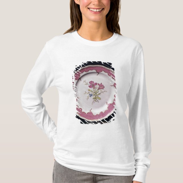 Camiseta Placa con diseño botánico (Anverso)