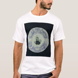 Camiseta Placa con un retrato de Alejandro Brongniart