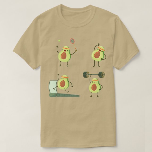 Camiseta Placa de aguacate 3 (Diseño del anverso)