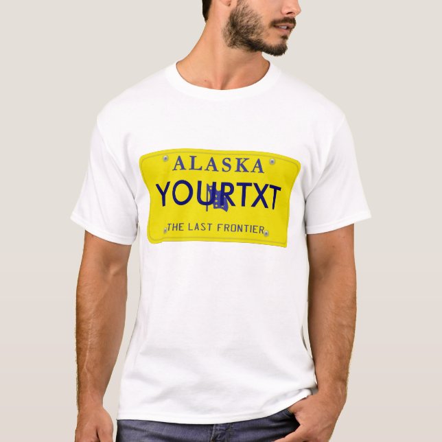 Camiseta Placa de Alaska (Anverso)