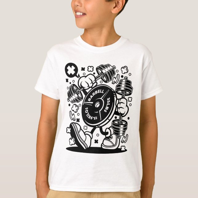 Camiseta Placa de barbacoa (Anverso)