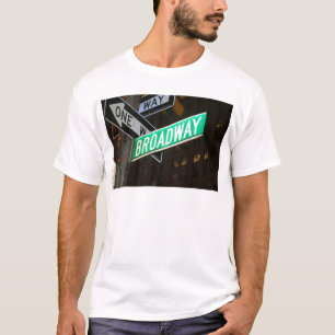 Camiseta Placa de calle de Broadway