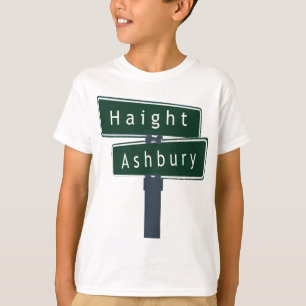 Camiseta Placa de calle de la obra clásica de Haight