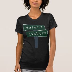 Camiseta Placa de calle de la obra clásica de Haight
