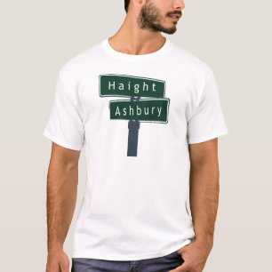 Camiseta Placa de calle de la obra clásica de Haight