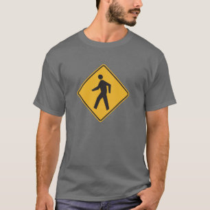 Camiseta Placa de calle del paso de peatones