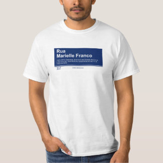 Camiseta Placa de calle - Marielle Franco