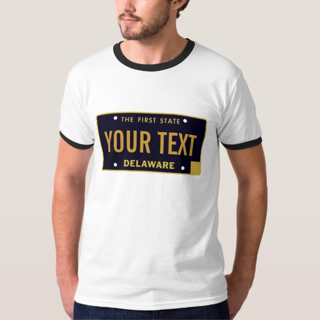 Camiseta Placa de Delaware (Anverso)
