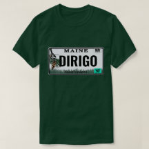 Placa de "Dirigo" Maine