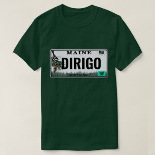 Camiseta Placa de "Dirigo" Maine