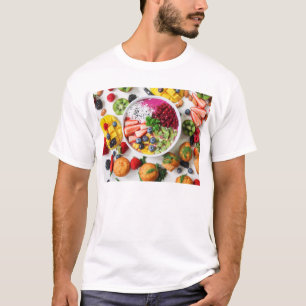 Camiseta Placa de frutas