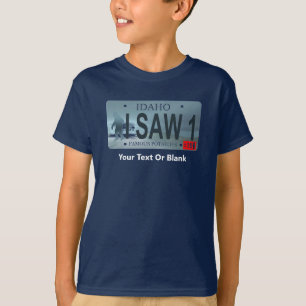 Camiseta Placa de Idaho "Vi 1" Sasquatch