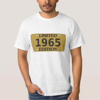 Camiseta Placa de la vanidad del cumpleaños de la edición