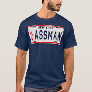 Camiseta Placa de licencia de Assman