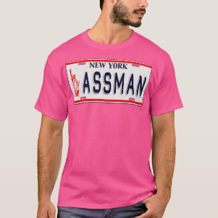 Camiseta Placa de licencia de Assman