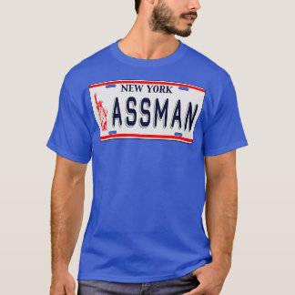 Camiseta Placa de licencia de Assman