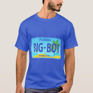 Camiseta Placa de licencia de Florida sobredimensionada