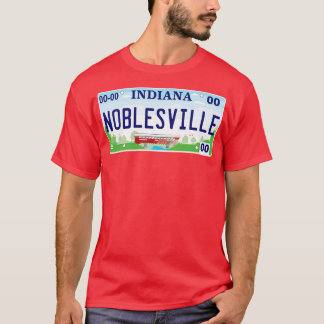 Camiseta Placa de licencia de Noblesville Indiana