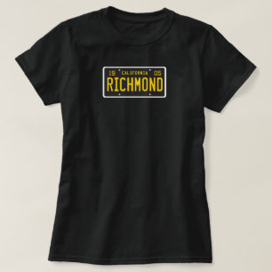 Camiseta Placa de licencia de Richmond