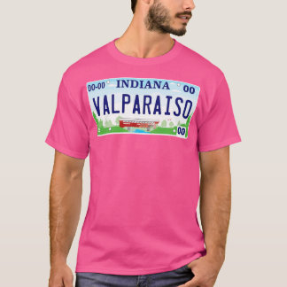 Camiseta Placa de licencia de Valparaiso