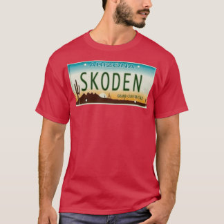 Camiseta Placa de licencia SKODEN ARIZONA